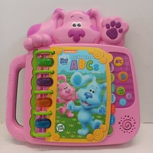 2020 Leap Frog Blue’s Clues And You! Into ABC's Book Magenta Educational